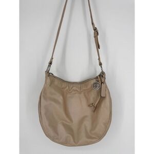 Coach Leather 2 Way Convertible Hobo Shoulder Crossbody Bag Soft Pink 13708